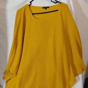 For Cynthia Mustard Knit Sweater